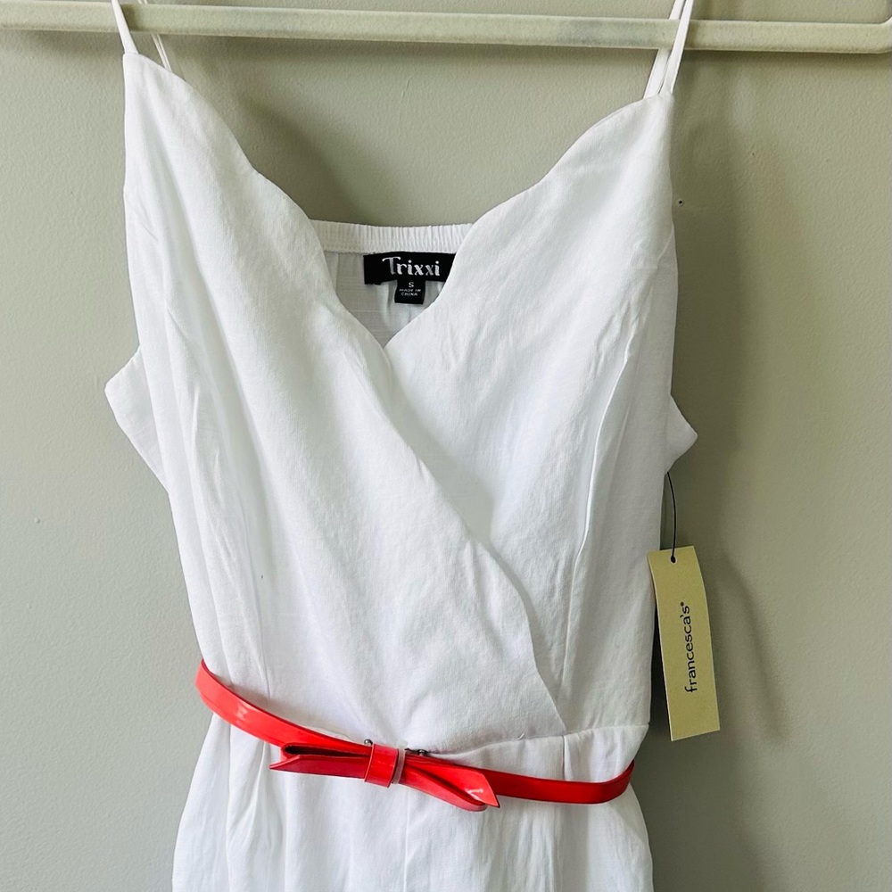 NWT White Romper sm